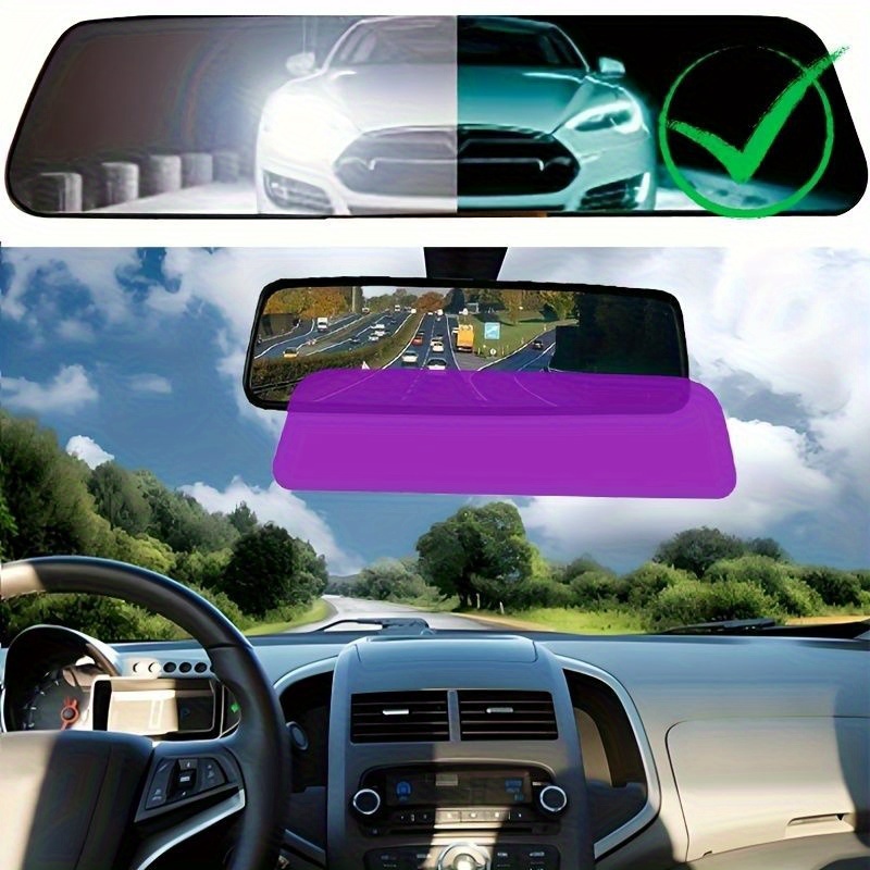 Anti Glare Car Rearview Mirror Film - Anti-Glare Auto-Innenspiegelfolie Rückspiegel Anti-Nebel-Folie Auto Nachtsicht-Schutzfolie