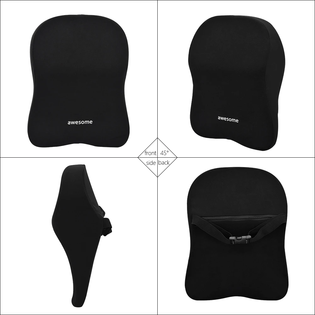 Auto-Lendenwirbelstütze Kopfst – Memory Foam Car Neck Pillow Lumbar Support Bewertung und Preis